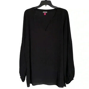 Vince Camuto Black Raglan Sleeve Blouse sz  3X